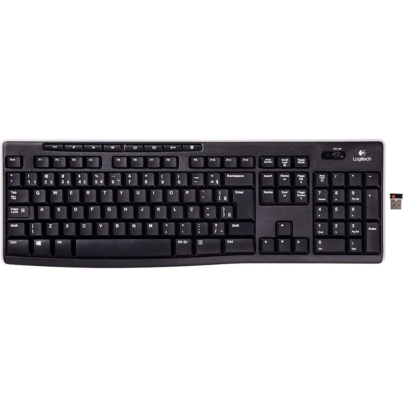 Teclado Sem Fio Multimidia Logitech K270 920-004427 Truedata
